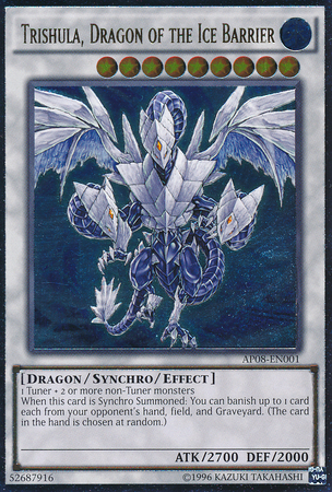 Trishula, Dragon of the Ice Barrier [AP08-EN001] Ultimate Rare | L.A. Mood Comics and Games