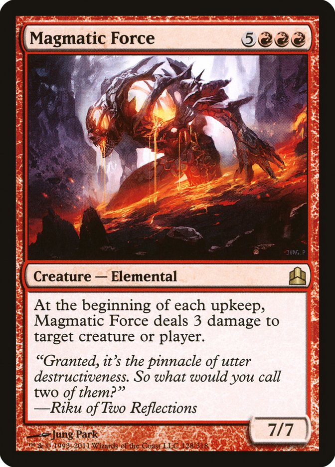 Magmatic Force [Commander 2011] | L.A. Mood Comics and Games