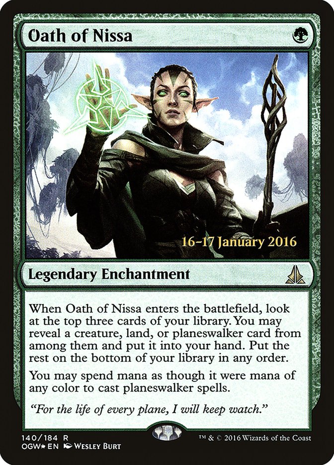 Oath of Nissa [Oath of the Gatewatch Prerelease Promos] | L.A. Mood Comics and Games