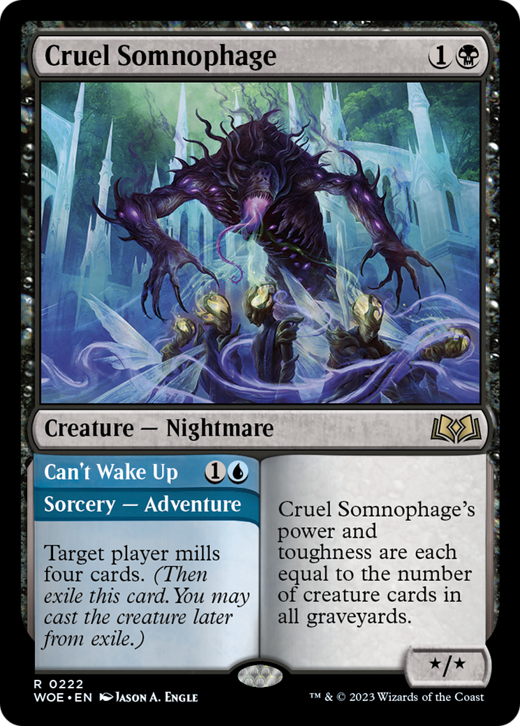 Cruel Somnophage // Can't Wake Up [Wilds of Eldraine] | L.A. Mood Comics and Games
