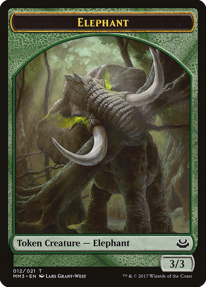 Elephant Token [Modern Masters 2017 Tokens] | L.A. Mood Comics and Games