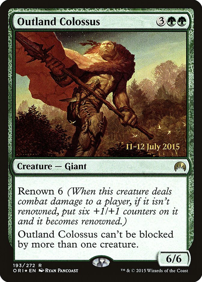 Outland Colossus [Magic Origins Prerelease Promos] | L.A. Mood Comics and Games