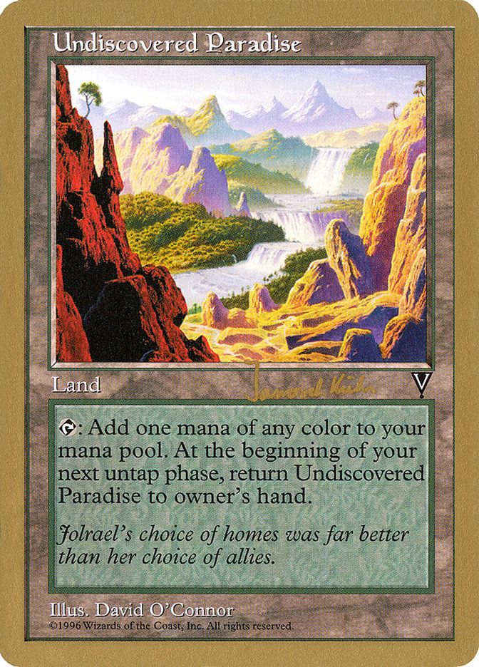 Undiscovered Paradise (Janosch Kuhn) [World Championship Decks 1997] | L.A. Mood Comics and Games