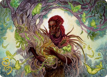 Circle of Dreams Druid Art Card (Gold-Stamped Signature) [Dungeons & Dragons: Adventures in the Forgotten Realms Art Series] | L.A. Mood Comics and Games
