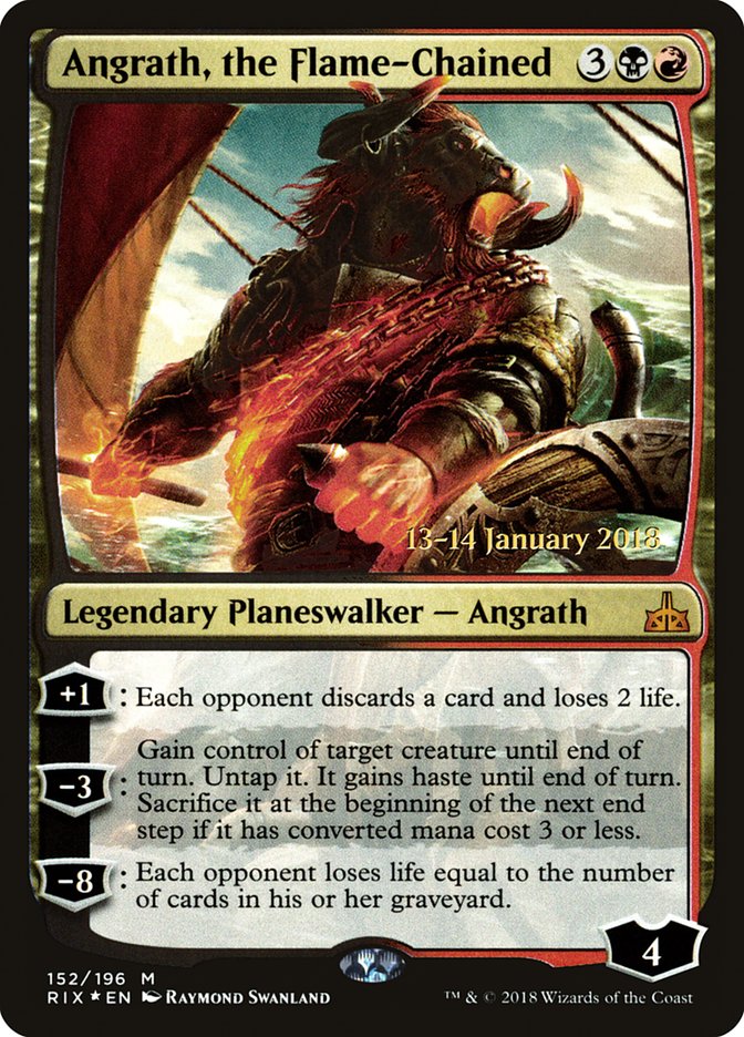 Angrath, the Flame-Chained [Rivals of Ixalan Prerelease Promos] | L.A. Mood Comics and Games