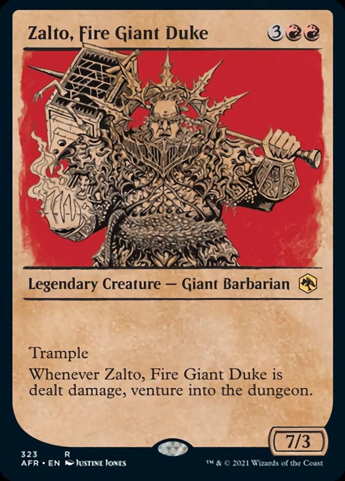 Zalto, Fire Giant Duke (Showcase) [Dungeons & Dragons: Adventures in the Forgotten Realms] | L.A. Mood Comics and Games