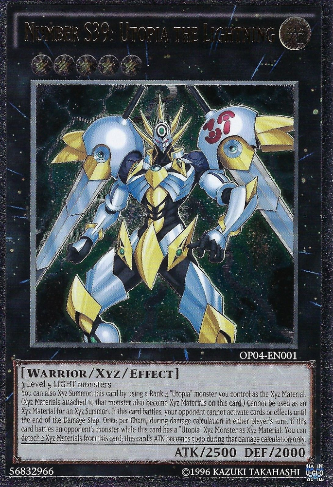 Number S39: Utopia the Lightning [OP04-EN001] Ultimate Rare | L.A. Mood Comics and Games