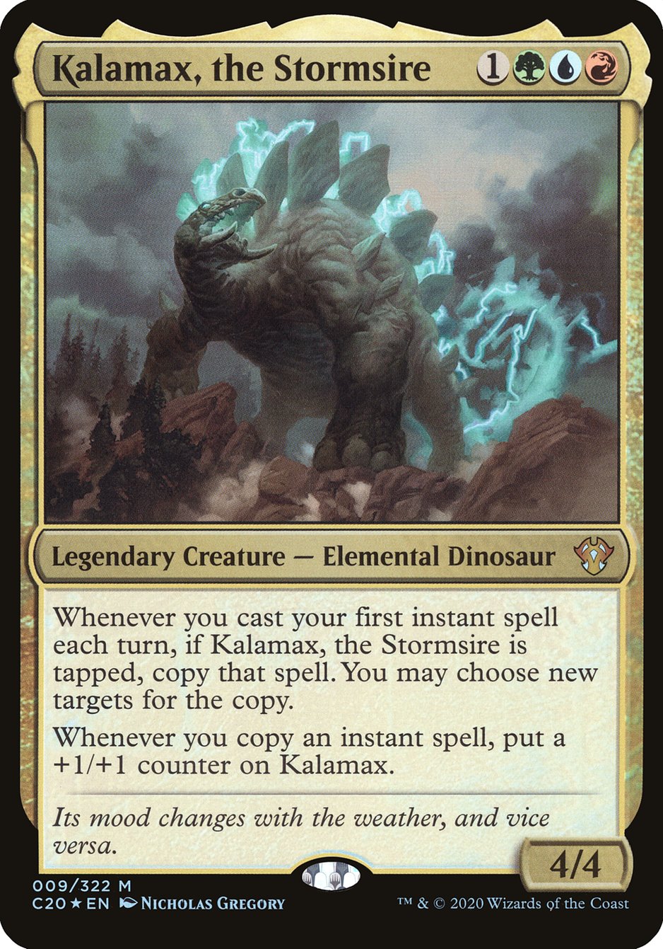 Kalamax, the Stormsire (Oversized) [Commander 2020 Oversized] | L.A. Mood Comics and Games