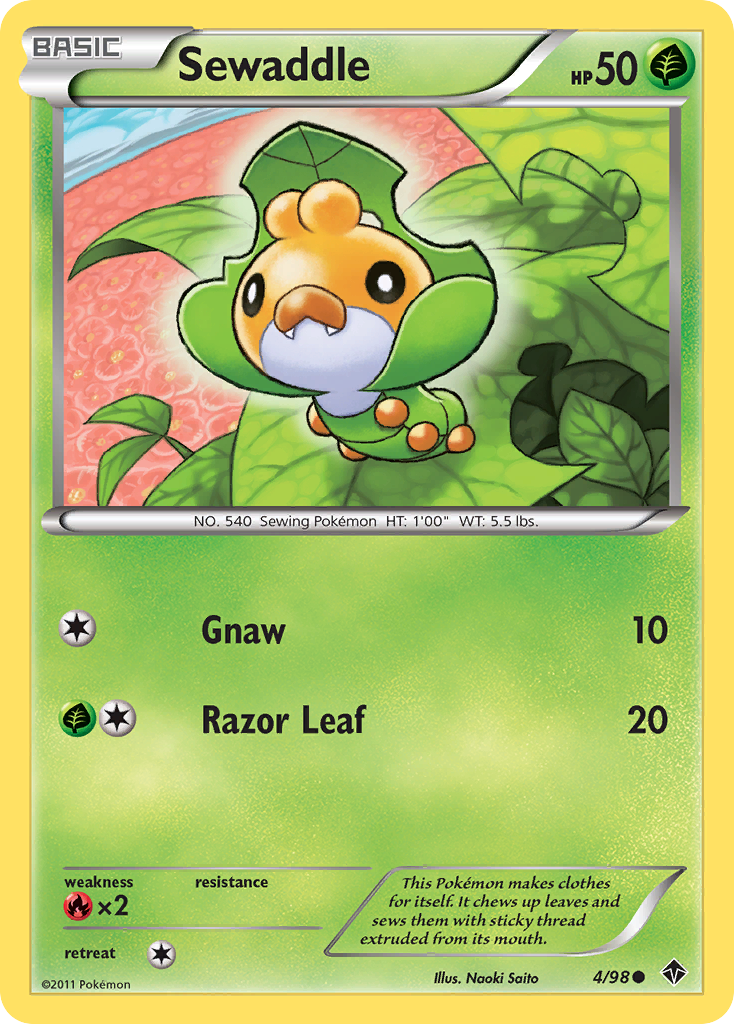 Sewaddle (4/98) [Black & White: Emerging Powers] | L.A. Mood Comics and Games