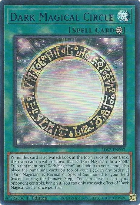 Dark Magical Circle (Blue) [LDS3-EN093] Ultra Rare | L.A. Mood Comics and Games