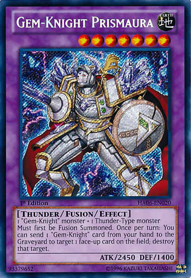 Gem-Knight Prismaura [HA06-EN020] Secret Rare | L.A. Mood Comics and Games