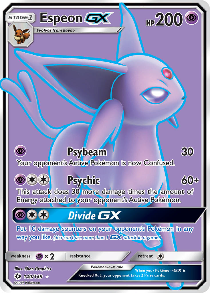 Espeon GX (140/149) [Sun & Moon: Base Set] | L.A. Mood Comics and Games