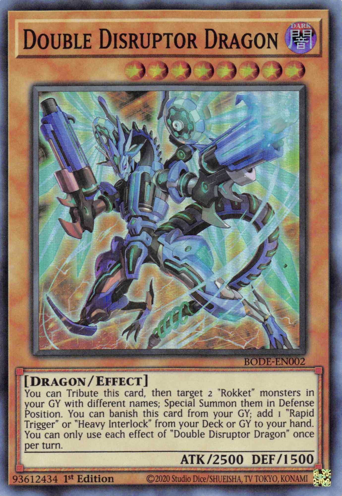 Double Disrupter Dragon [BODE-EN002] Super Rare | L.A. Mood Comics and Games