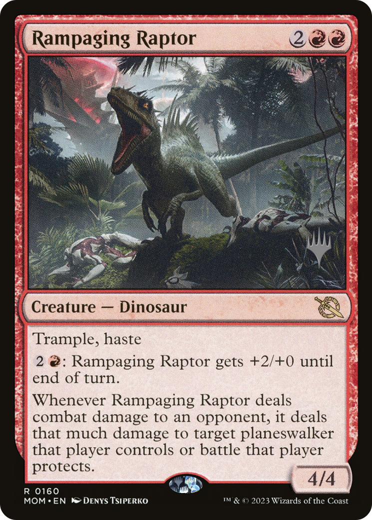 Rampaging Raptor (Promo Pack) [March of the Machine Promos] | L.A. Mood Comics and Games