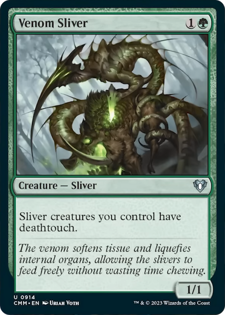 Venom Sliver [Commander Masters] | L.A. Mood Comics and Games