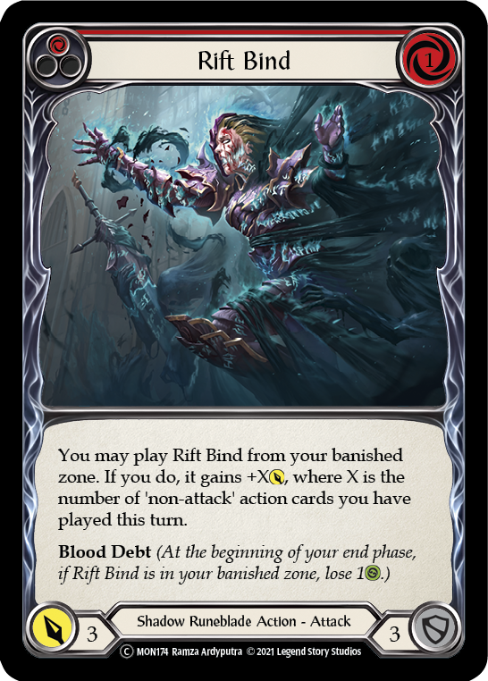 Rift Bind (Red) [U-MON174] (Monarch Unlimited)  Unlimited Normal | L.A. Mood Comics and Games