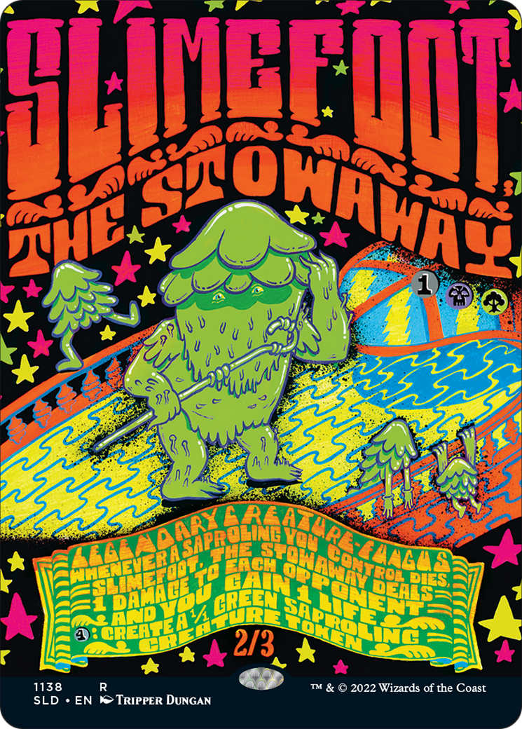 Slimefoot, the Stowaway (Borderless) [Secret Lair Drop Series] | L.A. Mood Comics and Games