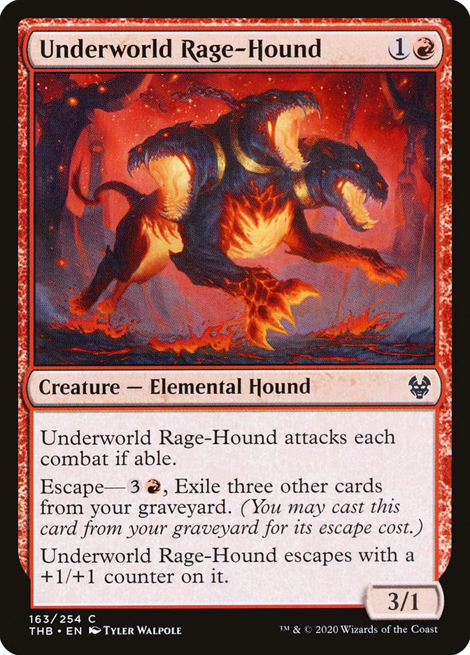 Underworld Rage-Hound [Theros Beyond Death] | L.A. Mood Comics and Games