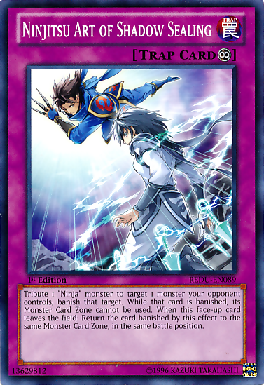 Ninjitsu Art of Shadow Sealing [REDU-EN089] Common | L.A. Mood Comics and Games