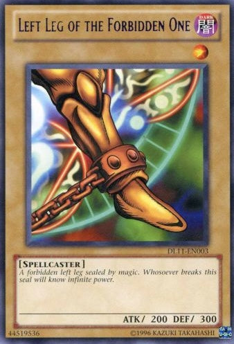 Left Leg of the Forbidden One (Purple) [DL11-EN003] Rare | L.A. Mood Comics and Games