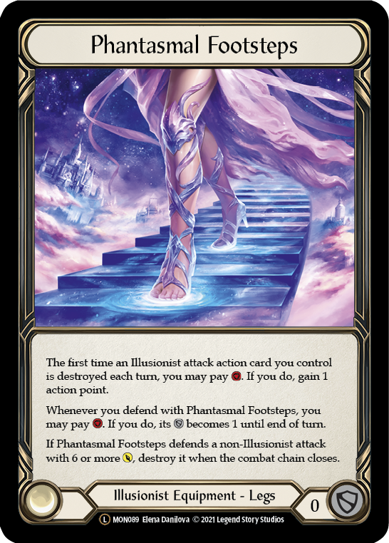 Phantasmal Footsteps [U-MON089-RF] (Monarch Unlimited)  Unlimited Rainbow Foil | L.A. Mood Comics and Games