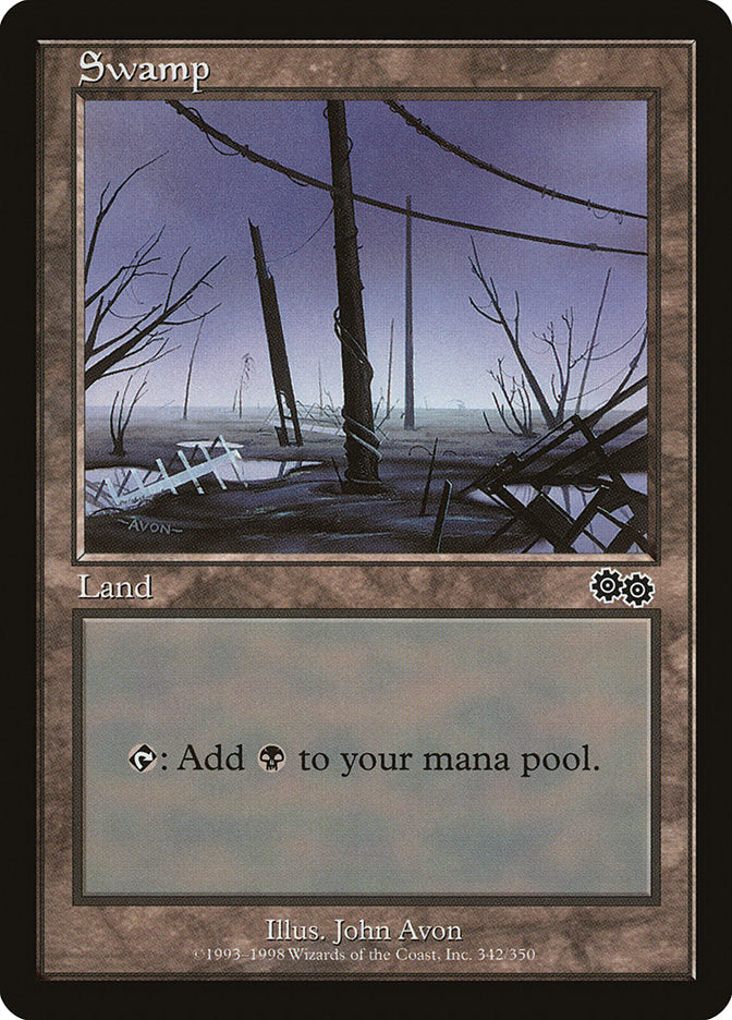 Swamp (342) [Urza's Saga] | L.A. Mood Comics and Games