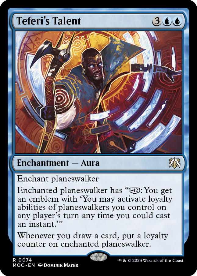 Teferi's Talent [March of the Machine Commander] | L.A. Mood Comics and Games