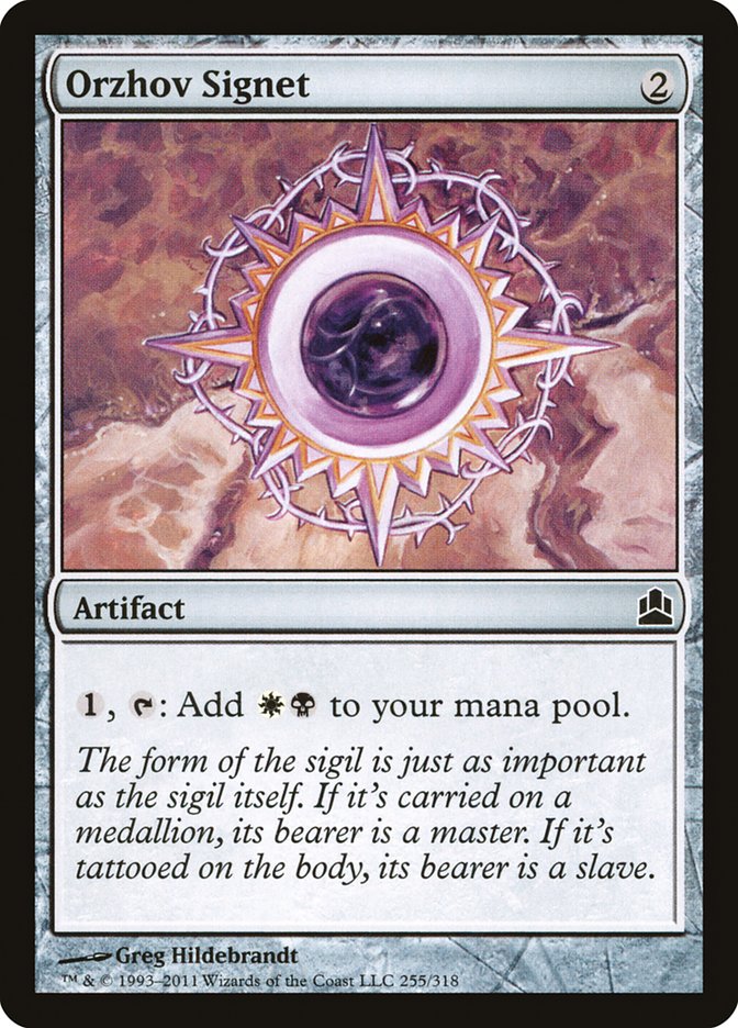 Orzhov Signet [Commander 2011] | L.A. Mood Comics and Games