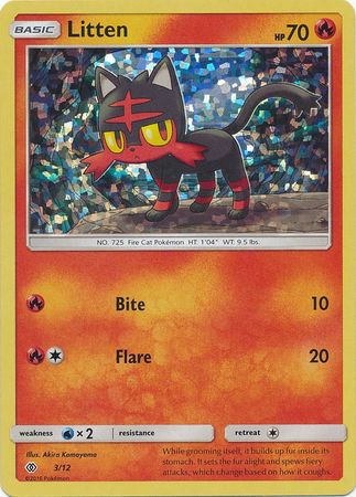 Litten (3/12) [McDonald's Promos: 2017 Collection] | L.A. Mood Comics and Games