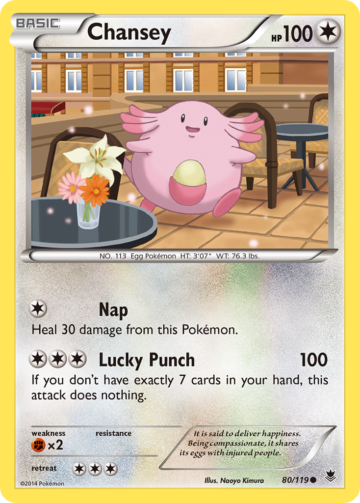 Chansey (80/119) [XY: Phantom Forces] | L.A. Mood Comics and Games