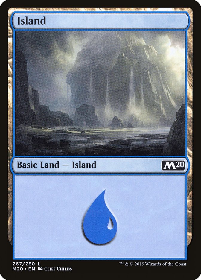 Island (267) [Core Set 2020] | L.A. Mood Comics and Games
