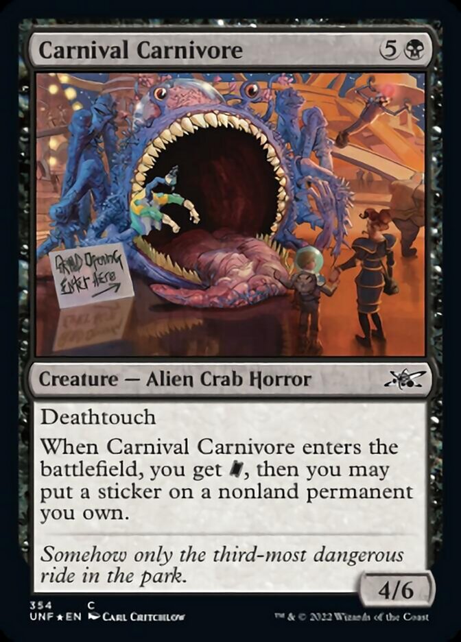 Carnival Carnivore (Galaxy Foil) [Unfinity] | L.A. Mood Comics and Games