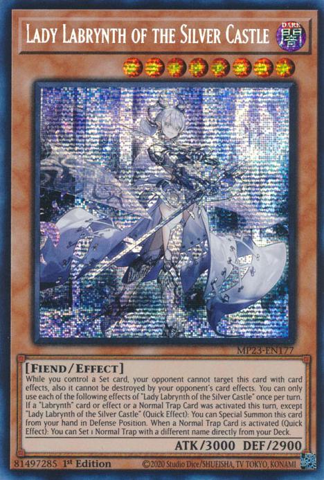 Lady Labrynth of the Silver Castle [MP23-EN177] Prismatic Secret Rare | L.A. Mood Comics and Games