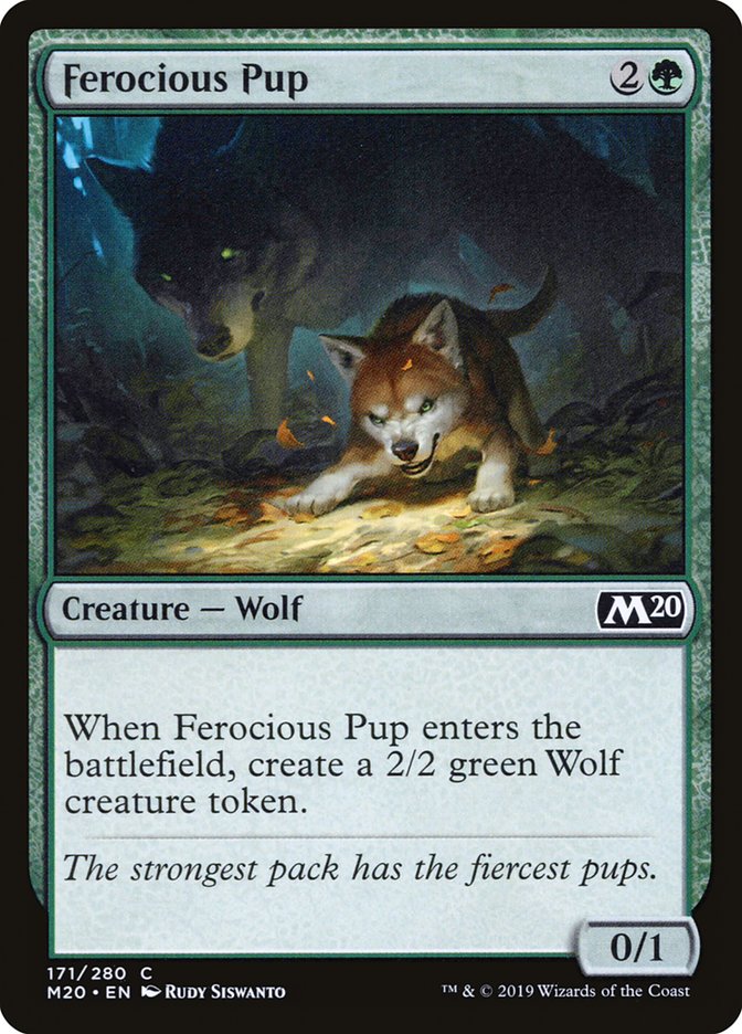 Ferocious Pup [Core Set 2020] | L.A. Mood Comics and Games