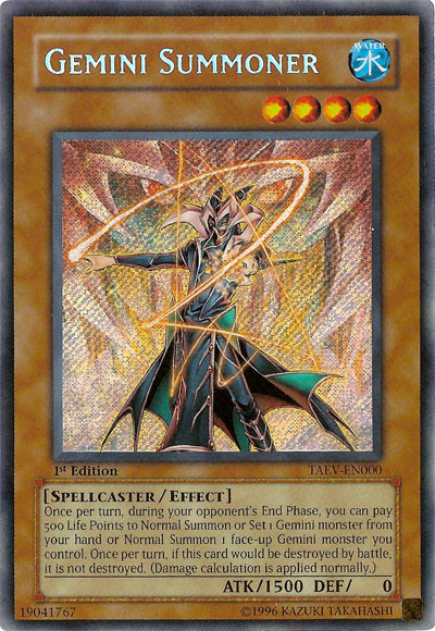 Gemini Summoner [TAEV-EN000] Secret Rare | L.A. Mood Comics and Games