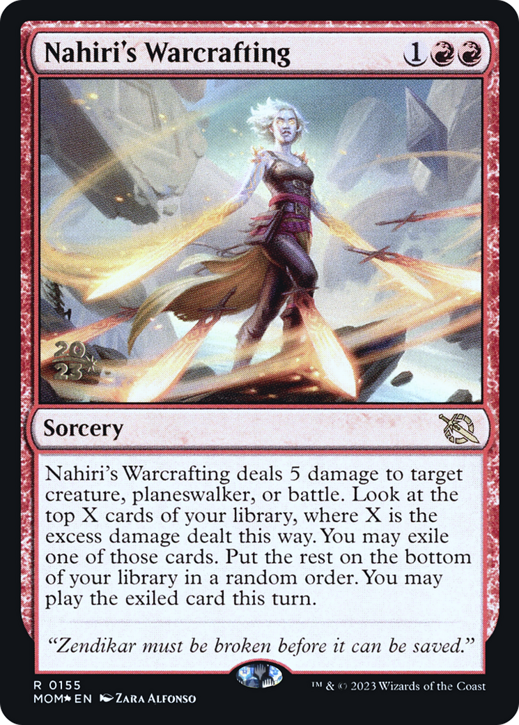 Nahiri's Warcrafting [March of the Machine Prerelease Promos] | L.A. Mood Comics and Games