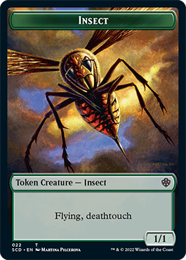 Insect // Soldier Double-Sided Token [Starter Commander Decks] | L.A. Mood Comics and Games