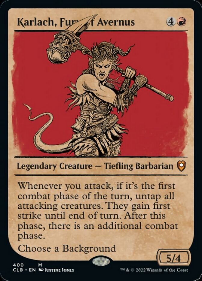 Karlach, Fury of Avernus (Showcase) [Commander Legends: Battle for Baldur's Gate] | L.A. Mood Comics and Games