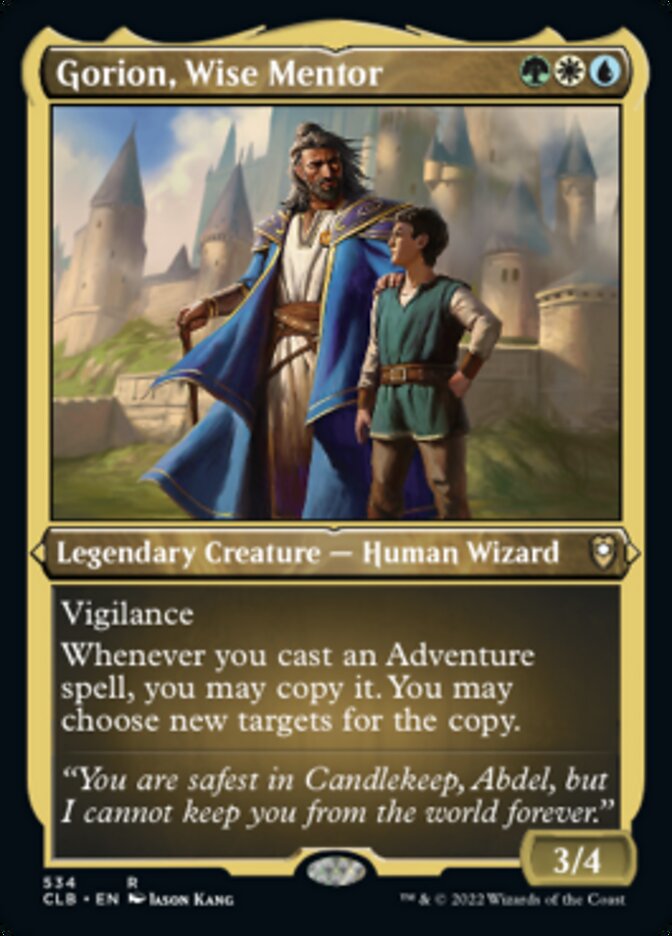 Gorion, Wise Mentor (Foil Etched) [Commander Legends: Battle for Baldur's Gate] | L.A. Mood Comics and Games