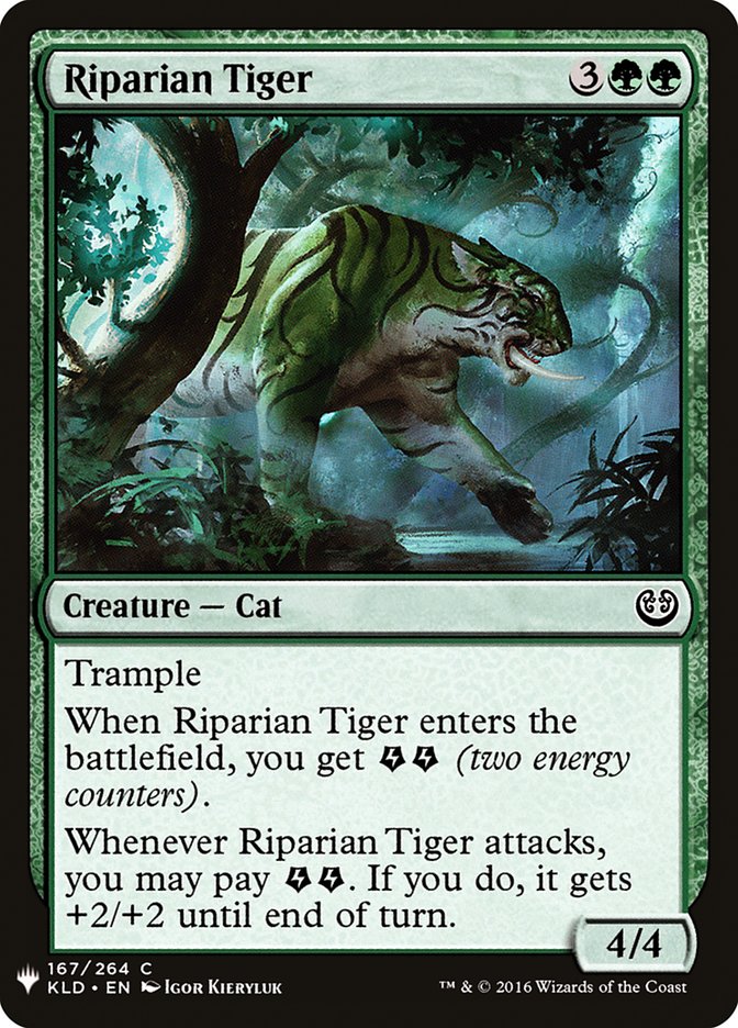 Riparian Tiger [Mystery Booster] | L.A. Mood Comics and Games