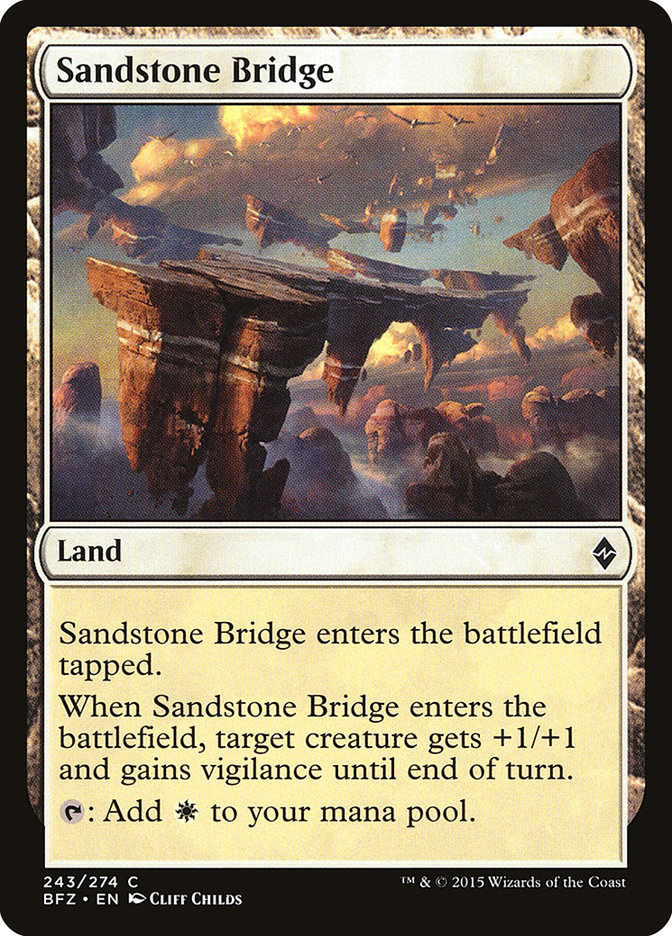 Sandstone Bridge [Battle for Zendikar] | L.A. Mood Comics and Games