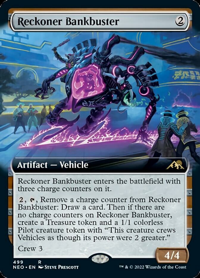 Reckoner Bankbuster (Extended Art) [Kamigawa: Neon Dynasty] | L.A. Mood Comics and Games