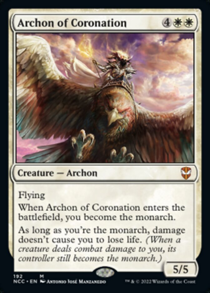 Archon of Coronation [Streets of New Capenna Commander] | L.A. Mood Comics and Games