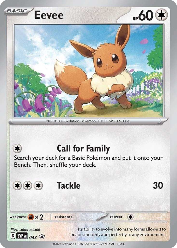 Eevee (043) [Scarlet & Violet: Black Star Promos] | L.A. Mood Comics and Games