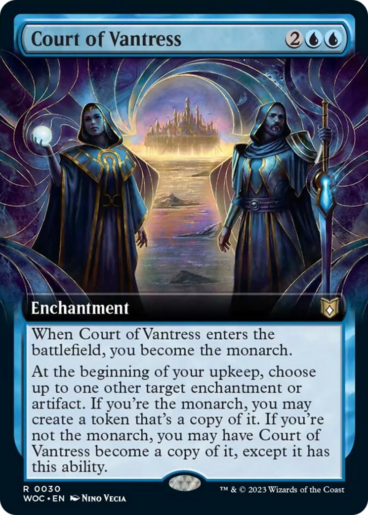 Court of Vantress (Extended Art) [Wilds of Eldraine Commander] | L.A. Mood Comics and Games