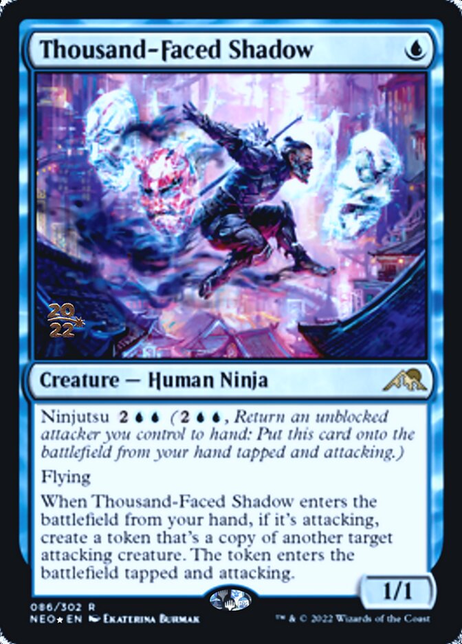 Thousand-Faced Shadow [Kamigawa: Neon Dynasty Prerelease Promos] | L.A. Mood Comics and Games