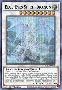 Blue-Eyes Spirit Dragon (Green) [LDS2-EN020] Ultra Rare | L.A. Mood Comics and Games