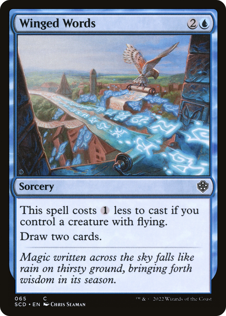 Winged Words [Starter Commander Decks] | L.A. Mood Comics and Games