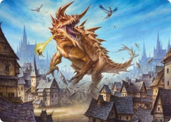 Tarrasque Art Card [Dungeons & Dragons: Adventures in the Forgotten Realms Art Series] | L.A. Mood Comics and Games