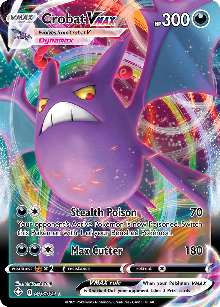 Crobat VMAX (045/072) [Sword & Shield: Shining Fates] | L.A. Mood Comics and Games